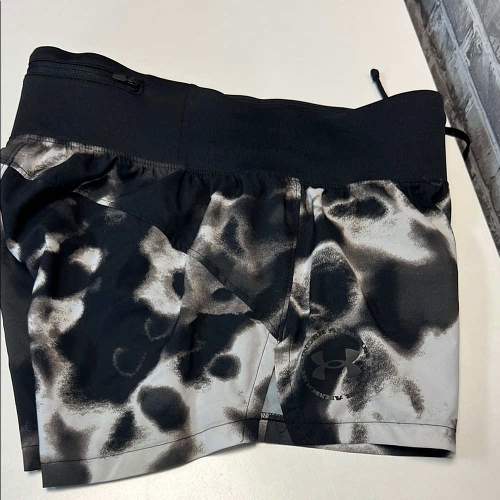 Under Armour Black‎ and Gray Athletic Shorts